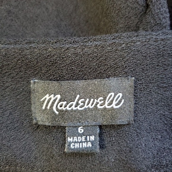 Madewell Women Wide Leg Cropped Crepe‎ Pants Size 6 Pull On Office Minimalist - Picture 8 of 16